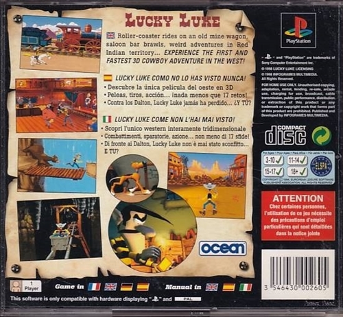 Lucky Luke - PS1 (B Grade) (Genbrug)